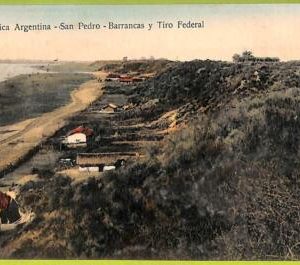 af1048 - ARGENTINA - Vintage Postcard - San Pedro - Barrancas y Tiro Federal