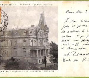 af1057 - ARGENTINA - Vintage Postcard - San Fernando - ''Villa Clara'' - 1903