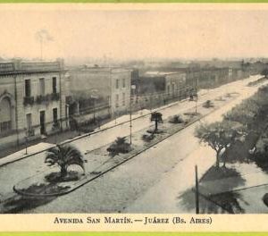 af1062 - ARGENTINA - Vintage Postcard - Juarez - Avenida San Martin