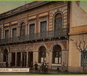 af1063 - ARGENTINA - Vintage Postcard - San Nicolas - Colegio Nacional