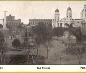 af1064 - ARGENTINA - Vintage Postcard - San Nicolas - Plaza Mitre