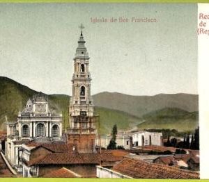 af1016 - ARGENTINA - Vintage Postcard - Salta - Iglesia de San Francisco