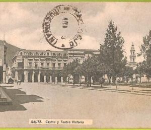 af1024 - ARGENTINA - Vintage Postcard - Salta - Casico y Teatro Victoria