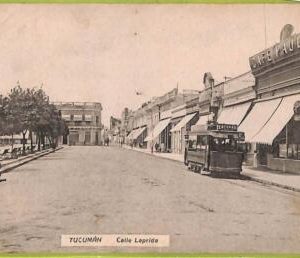 af1113 - ARGENTINA - Vintage Postcard - Tucuman - Calle Raprida - 1912
