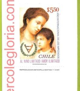 af9874 - CHILE - CARD - 1981, MEDICINE Disabled