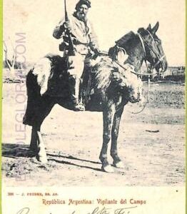 af1198 - ARGENTINA - Vintage Postcard - Vigilante del Campo