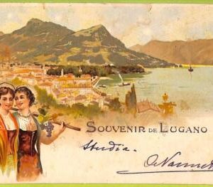 af5543 - SWITZERLAND Schweiz - Ansichtskarten VINTAGE POSTCARD - Lugano - 1905
