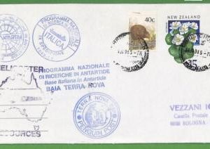 ae3469 - NEW ZEALAND - Postal History - ITALIAN  ANTARCTIC Expedition 1994