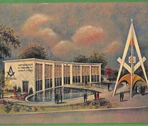 ah2262 - VINTAGE POSTCARD - USA - 1964 - MASONIC LODGE New York