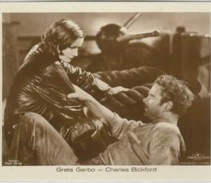 62078 - VINTAGE POSTCARD - CINEMA, Greta Garbo and Charles Bickford