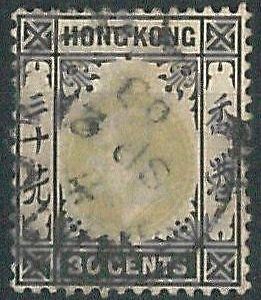 70387f -  HONG KONG - STAMP : Stanley Gibbons # 70 -  USED