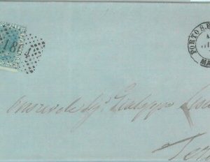 89451 - REGNO - STORIA POSTALE - Annullo NUMERALE su BUSTA: Porto Sant'Elpidio