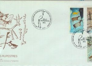 85476  - BRAZIL -  Postal History -  FDC COVER 1985 - DINOSAURS Prehistory