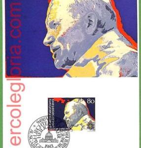 14750 - Liechtenstein -  MAXIMUM CARD - 1983 - RELIGION - Pope Paul II