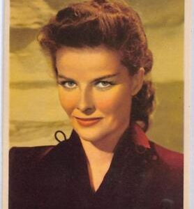 ad8882 -  VINTAGE POSTCARD - CINEMA -  Katherine Hepburn  USA