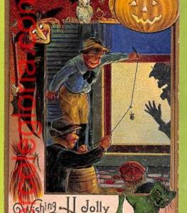 af5681 -   VINTAGE POSTCARD - Celebrations - Halloween - USA 1910