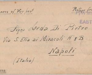 56749 - EGYPT - POSTAL HISTORY: COVER from POW Prisoner camp 306 1943 - WAR