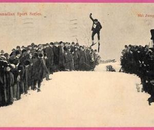 af9371 -   VINTAGE POSTCARD  Ansichtskarten - Winter Sport Skiing - 1908