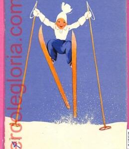 af9375 -   VINTAGE POSTCARD  Ansichtskarten - Winter Sport Skiing