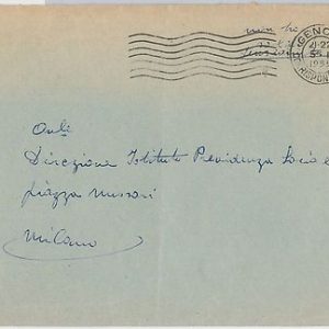 54004  - ITALIA REPUBBLICA - Storia Postale: BUSTA non affrancatta: NON HO SOLDI