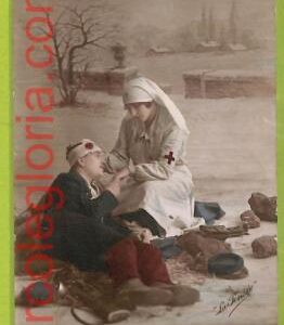af6841 -   VINTAGE POSTCARD  Ansichtskarten - RED CROSS