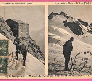 af9361 -   VINTAGE POSTCARD  Ansichtskarten - Winter Sport Mountaineering - 1918