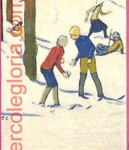 af9397 -   VINTAGE POSTCARD  Ansichtskarten - Winter Sport - 1913