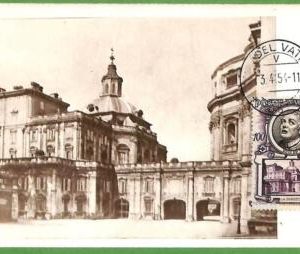 32287 - VATICAN -  MAXIMUM CARD - 1954 - Architecture