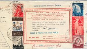 61161 - EGYPT - POSTAL HISTORY - STRANGE cover with BAPTISM CERTIFICATE!! 1964
