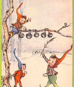 af6753 -   VINTAGE POSTCARD - DWARFS Gnomes