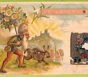 af6739 -   VINTAGE POSTCARD - DWARFS Gnomes