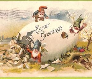 af6768  -   VINTAGE POSTCARD - DWARFS Gnomes - 1907, Embossed