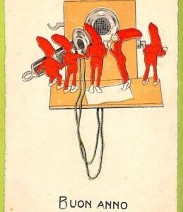 af6771 -   VINTAGE POSTCARD - DWARFS Gnomes - 1923