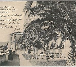 54654 -- CARTOLINA d'Epoca - LAGO di GARDA: Gardone  del Garda 1907