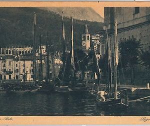 54656 -- CARTOLINA d'Epoca - LAGO di GARDA:  Maderno 1925