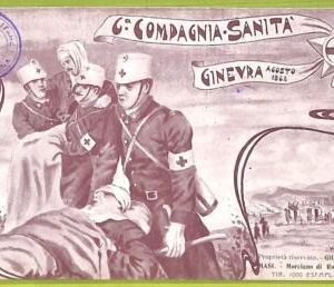 af6888 - iTALY -  VINTAGE POSTCARD  Cartolina D'epoca REGGIMENTALE - RED CROSS