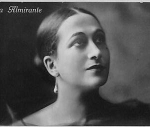 ad8825 -  VINTAGE POSTCARD - CINEMA -  Italia Almirante  - Silent Cinema