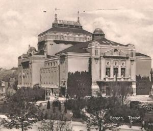 ac0221 - Ansichtskarten VINTAGE POSTCARD - NORWAY - Bergen - 1931 THEATRE