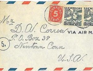 20658 - Curacao Curaçao - POSTAL HISTORY - CENSURED COVER to USA 1942