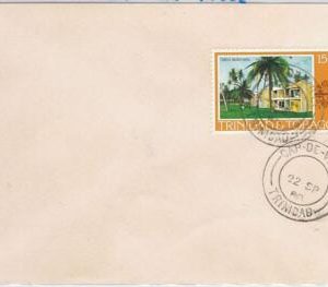 40138 - TRINIDAD & TOBAGO postal history COVER with nice postmark: CAP DE VILLE