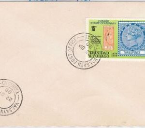 40137 -TRINIDAD & TOBAGO postal history COVER nice postmark: Valsayn Post Office