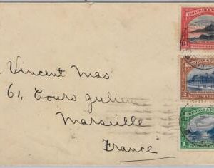 40165 - TRINIDAD & TOBAGO postal history - COVER to FRANCE 1937