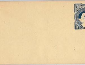 40349  -HONDURAS - POSTAL STATIONERY Cover: Higgings & Gage # 10 - COLUMBUS
