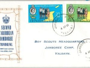 42590/4 - TRINIDAD TOBAGO - POSTAL HISTORY - FDC COVER 1961 -  BOY SCOUTS