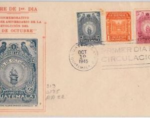 43014 - GUATEMALA - POSTAL HISTORY - FDC COVER - BIRDS 1945
