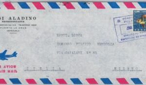 49263 VENEZUELA - POSTAL HISTORY - AIRMAIL COVER to ITALY 1967 - FISH