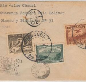 45873 - ECUADOR- POSTAL HISTORY : Cover to ARGENTINA 1948- sports BOXING