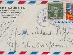 48134 - VENEZUELA - POSTAL HISTORY: AIRMAIL COVER to ITALY via CLIPPER