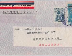 48135 -  VENEZUELA - POSTAL HISTORY - AIRMAIL COVER to THE NETHERLANDS 1939
