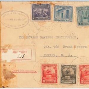 48169 - VENEZUELA - POSTAL HISTORY - REGISTERED COVER to USA 1944 - CENSORED
